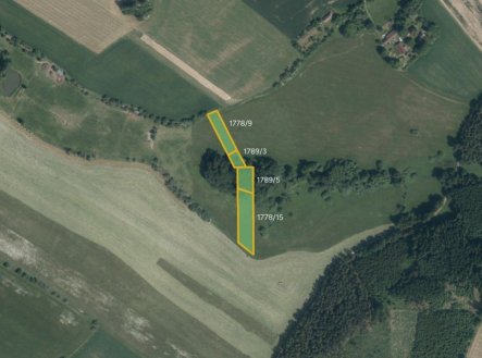 Prodej pozemku, zemědělská půda, 37 858 m²