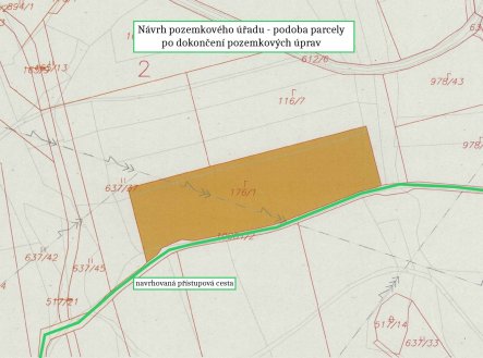 Prodej pozemku, zemědělská půda, 7 305 m²