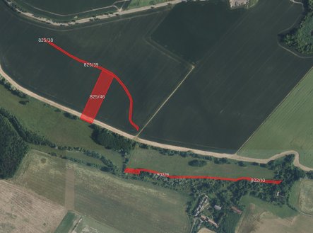 Prodej pozemku, zemědělská půda, 25 466 m²