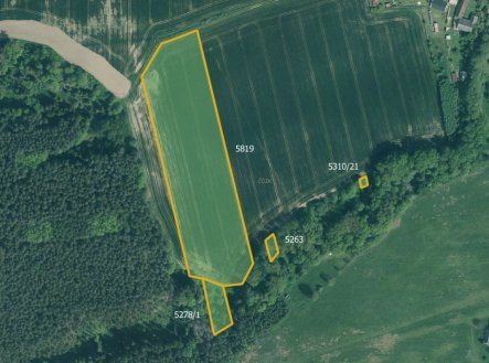 Prodej pozemku, zemědělská půda, 77 267 m²