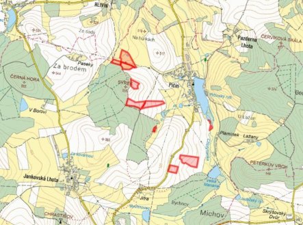 Prodej pozemku, zemědělská půda, 64 632 m²