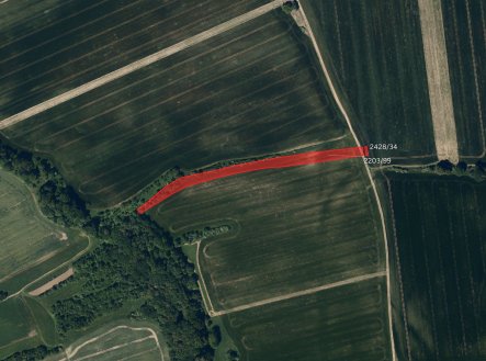 Prodej pozemku, zemědělská půda, 5 618 m²