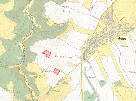 Prodej pozemku, zemědělská půda, 17 457 m²