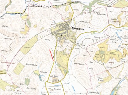 Prodej pozemku, zemědělská půda, 1 640 m²