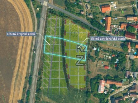 Prodej pozemku, zahrada, 1 000 m²