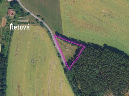 Prodej pozemku, trvalý travní porost, 3 433 m²