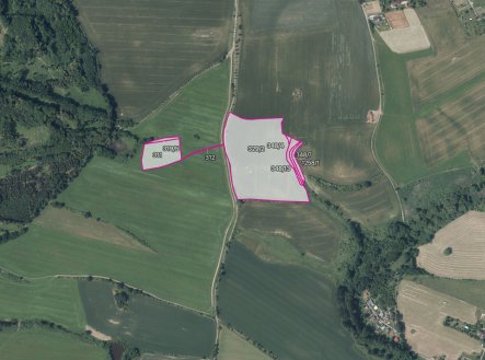 Prodej pozemku, zemědělská půda, 54 695 m² obrázek