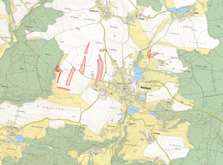 Prodej pozemku, zemědělská půda, 50 884 m²