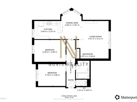 Prodej bytu, 3+kk, 84 m²