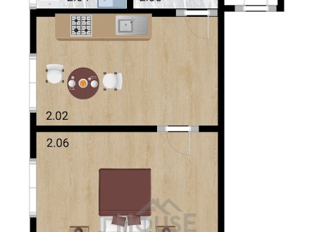 Prodej bytu, 2+kk, 60 m²