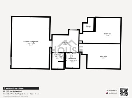 Prodej bytu, 3+kk, 85 m²