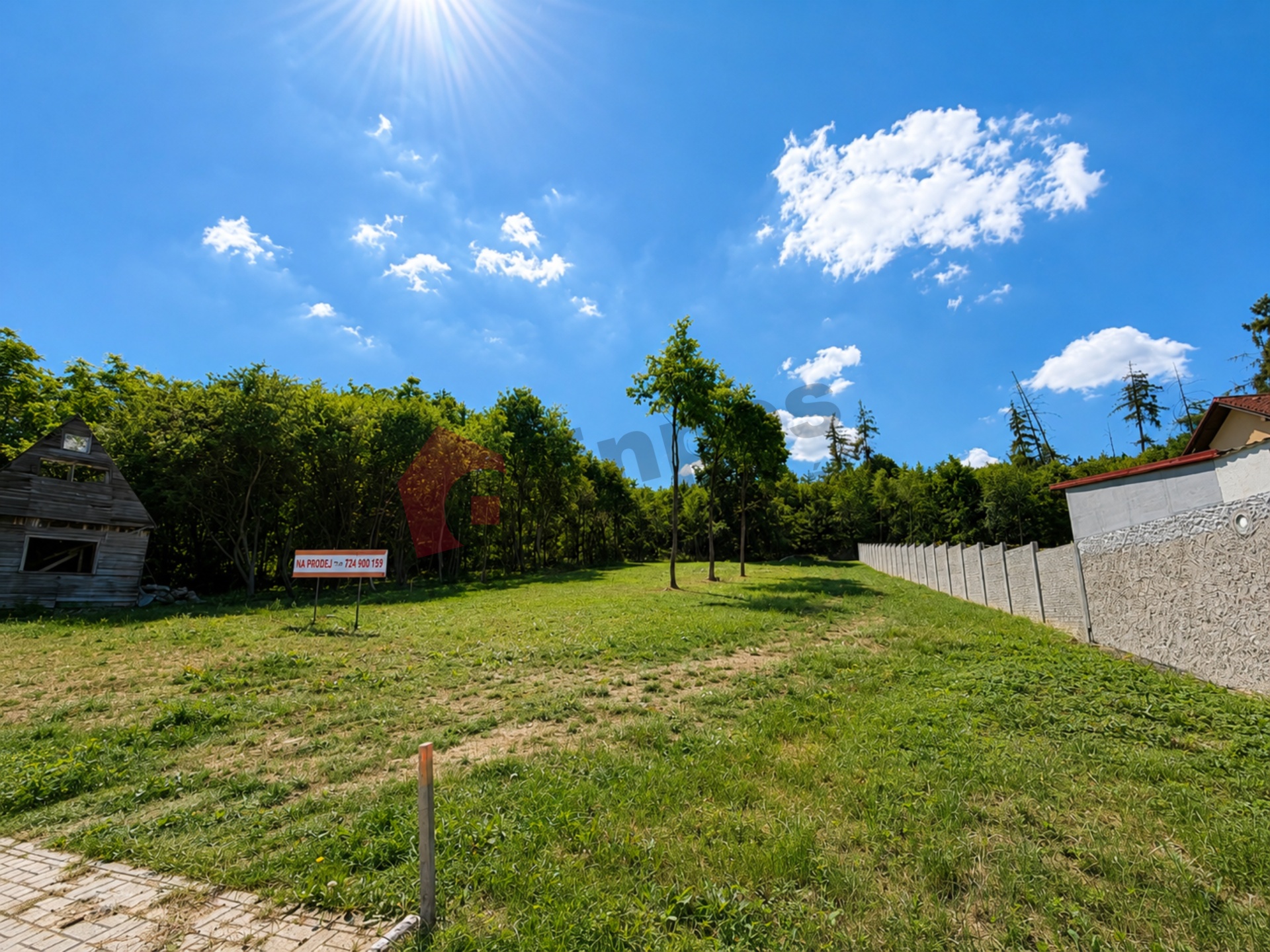 Prodej stavebního pozemku o výměře 1262m2 v obci Bolina