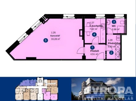Prodej obchodní prostory, 57 m²