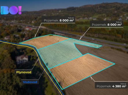 Prodej pozemku pro komerční výstavbu, 4 380 m²