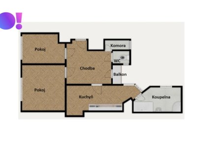 tyrsova-pronajem.jpg | Pronájem bytu, 2+1, 92 m²