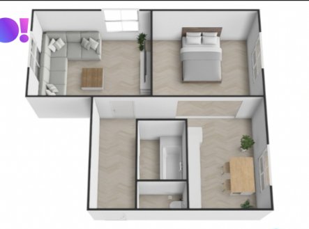 Prodej bytu, 2+1, 56 m²