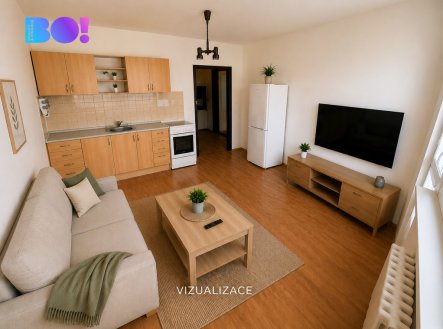 Pronájem bytu, 2+kk, 50 m²