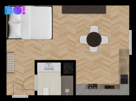 Prodej bytu, 1+kk, 23 m²