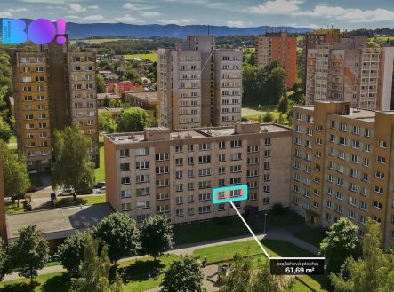 Prodej bytu, 3+1, 63 m²