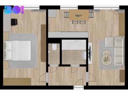 Prodej bytu, 2+1, 50 m²