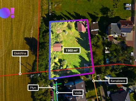 Prodej pozemku pro bydlení, 1 502 m²
