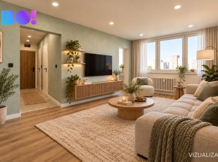 Prodej bytu, 2+1, 52 m²