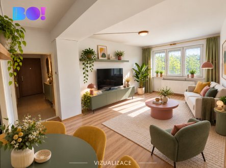 Pronájem bytu, 2+1, 50 m²