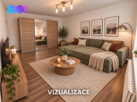 Pronájem bytu, 1+1, 45 m²