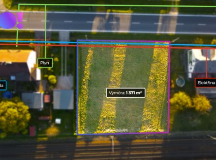 Prodej pozemku pro komerční výstavbu, 1 371 m²