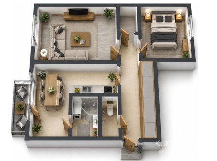 Prodej bytu, 2+1, 64 m²