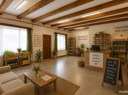 Pronájem obchodní prostory, 55 m²