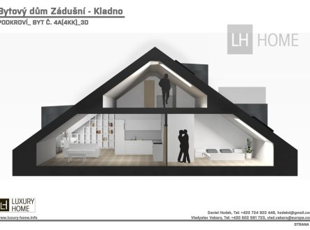 Prodej bytu, 4+kk, 161 m²