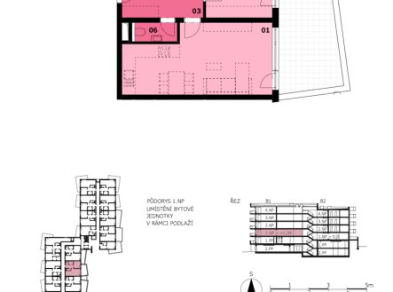 Prodej bytu, 2+kk, 60 m²