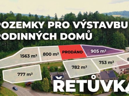 Prodej pozemku pro bydlení, 905 m²