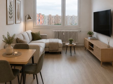 Pronájem bytu, 2+kk, 43 m²