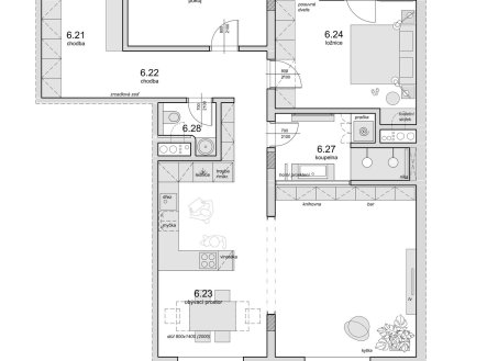 Prodej bytu, 3+kk, 110 m²