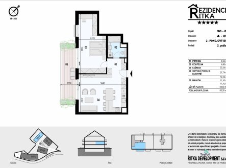Prodej bytu, 2+kk, 63 m²