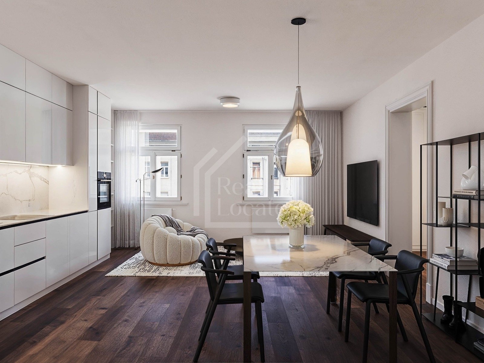 Prodej prostorný, luxusní byt, 4+kk - 120m2, balkon, ulice Třebízského, Praha 2 - Vinohrady