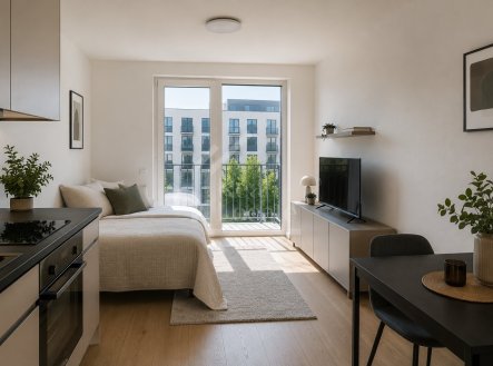 Pronájem bytu, 1+kk, 29 m²