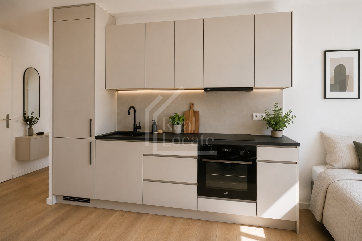Pronájem byt, 1+kk, 29,20 m2, Praha 8 - Karlín