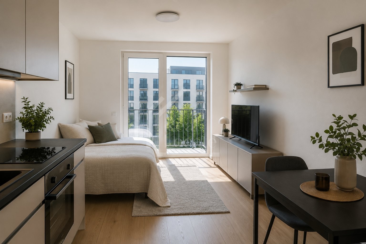 Pronájem byt, 1+kk, 29,20 m2, Praha 8 - Karlín