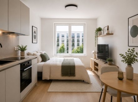 Pronájem bytu, 1+kk, 38 m²