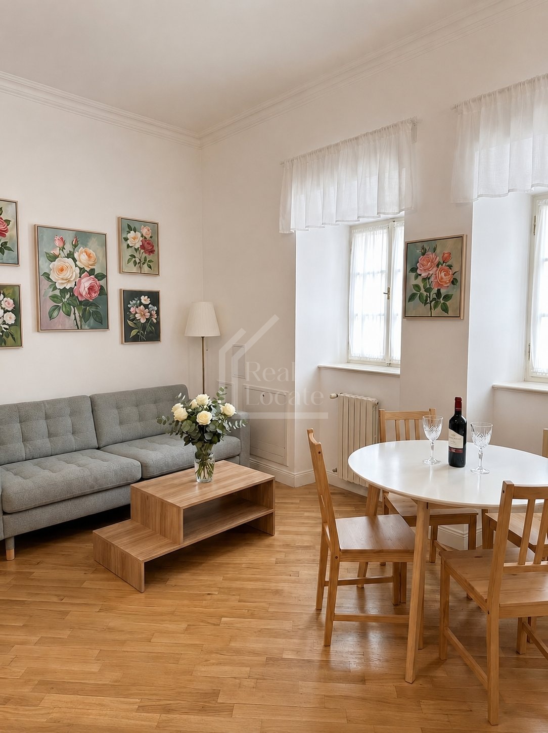 Pronájem, elegantní byt 3+kk (75 m²) s privátním patiem | Vlašská, Malá Strana | Praha 1