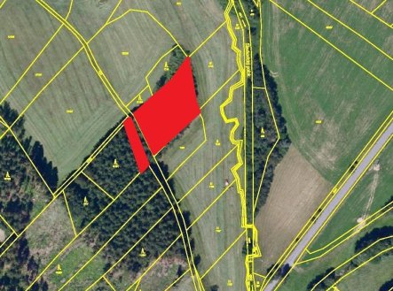 Prodej pozemku, les, 9 184 m²