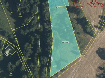 Prodej pozemku, trvalý travní porost, 2 521 m²