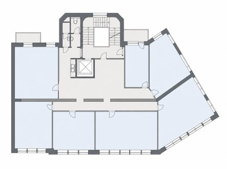 Pronájem kanceláře, 234 m²