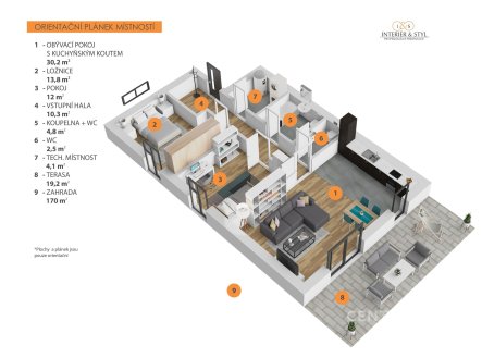 Prodej bytu, 3+kk, 79 m²