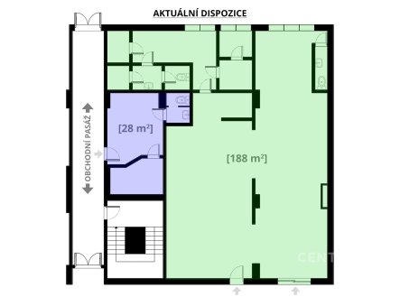 Prodej obchodní prostory, 216 m²