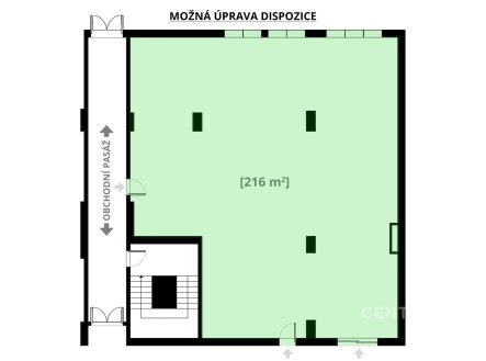 Prodej obchodní prostory, 216 m²