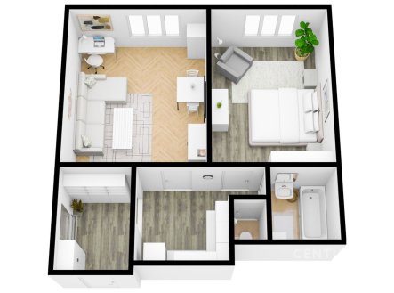 Pronájem bytu, 2+1, 61 m²